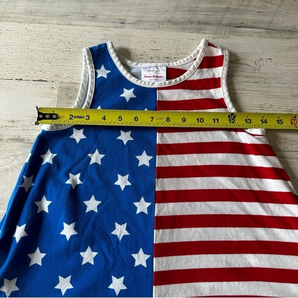 Hanna Anderson Girls 5Y Independence 4th of July
Sleeveless Mini Dress w Pockets - Picture 6 of 8